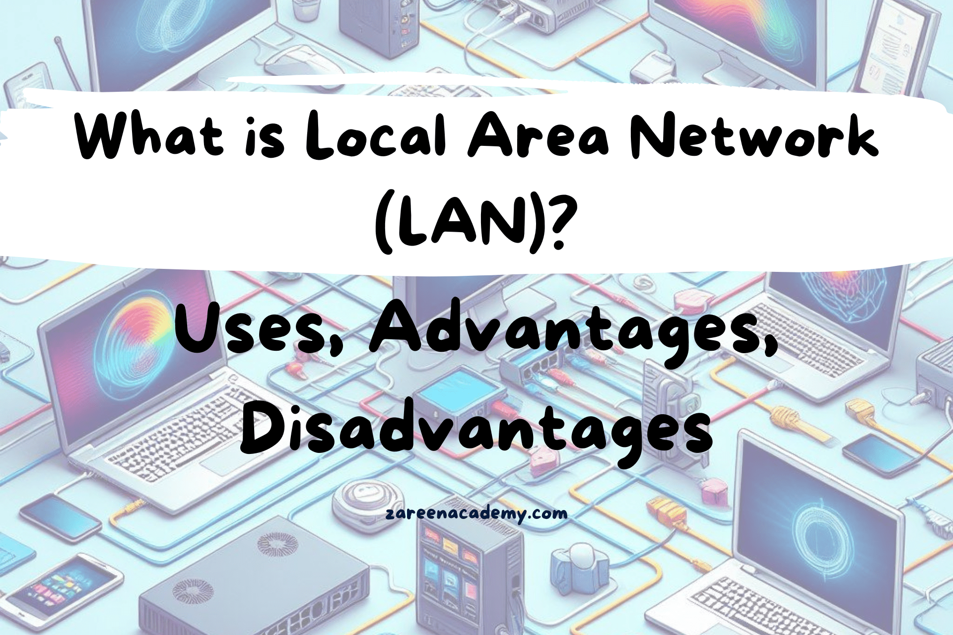 What is Local Area Network(LAN) Uses, Advantages & Disadvantages,zareenacademy.com